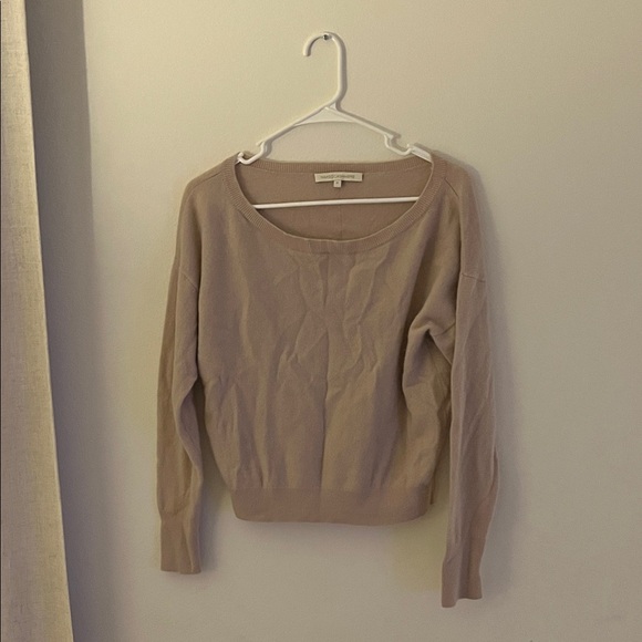 NakedCashmere Tan Crew Neck Sweater - Picture 1 of 2
